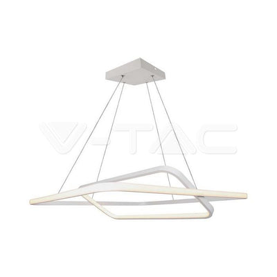 50W LED LAMPADA A SOSPENSIONE IN METALLO DI DESIGN 600 X 600 X 1200MM BIANCA 4000K DIMMERABILE