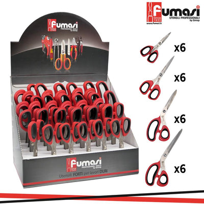 BOX 24PZ. FORBICI MULTIUSO ASSORTITE