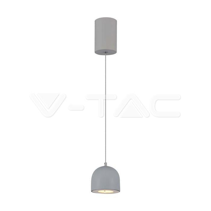 8.5W LED LAMPADA A SOSPENSIONE   100 GREY BODY 3000K