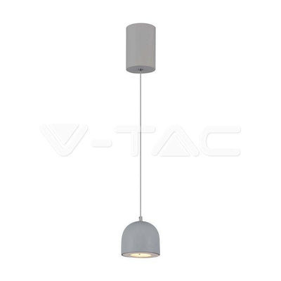 8.5W LED LAMPADA A SOSPENSIONE   100 GREY BODY 3000K