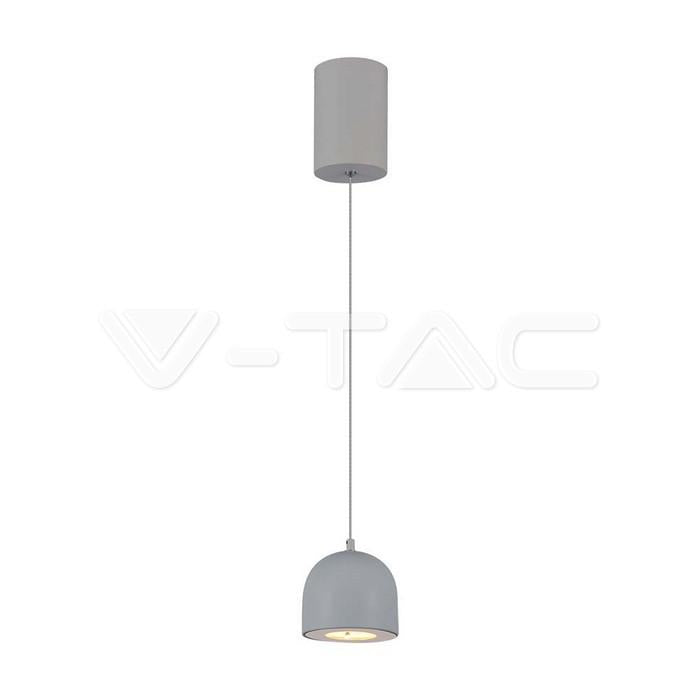 8.5W LED LAMPADA A SOSPENSIONE   100 GREY BODY 3000K