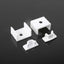 LED PROFILO IN ALUMINIO PER STRISCIA2000X17.4X7MM MILKY