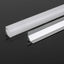 LED PROFILO IN ALUMINIO PER STRISCIA2000X15.8X15.8MM MILKY