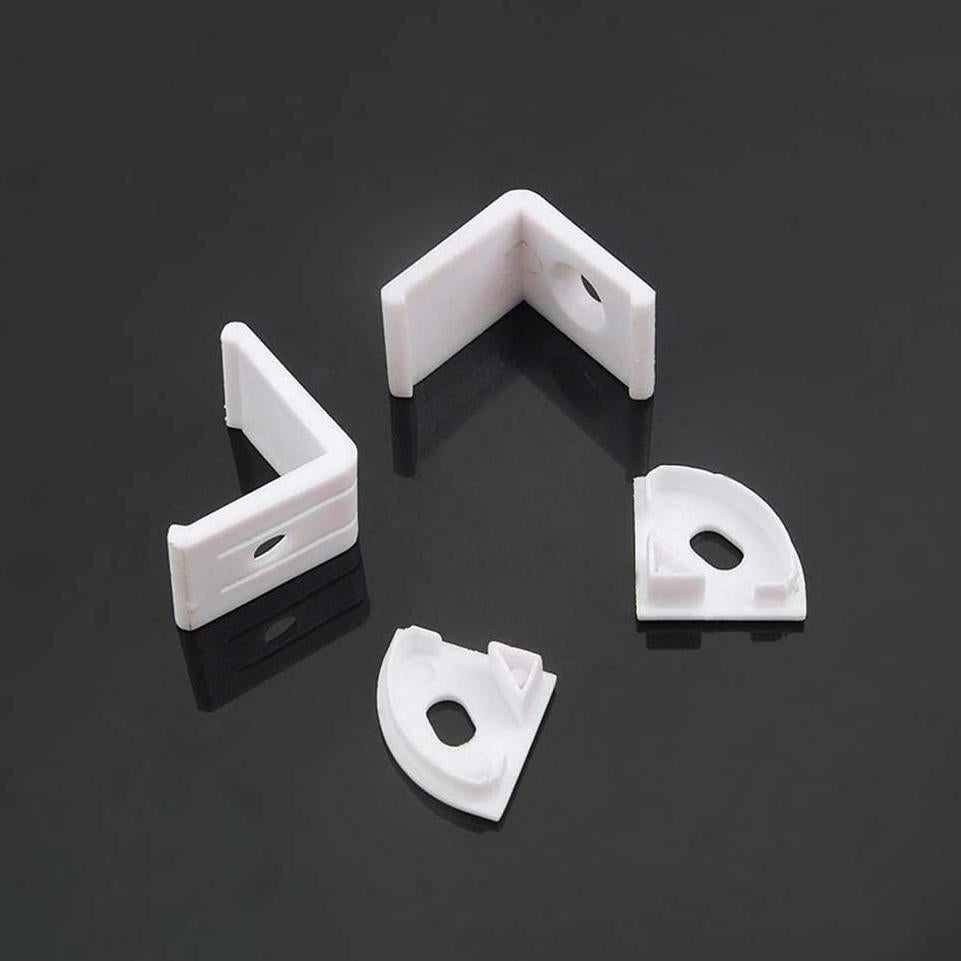 LED PROFILO IN ALUMINIO PER STRISCIA2000X15.8X15.8MM MILKY