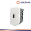 PRESA USB 5V=2.4A C T3 JOY 53AB BIANCO