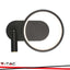 14W LED LAMPADA DA PARETE DI DESIGN 250*100*180MM CORPO NERO 4000K