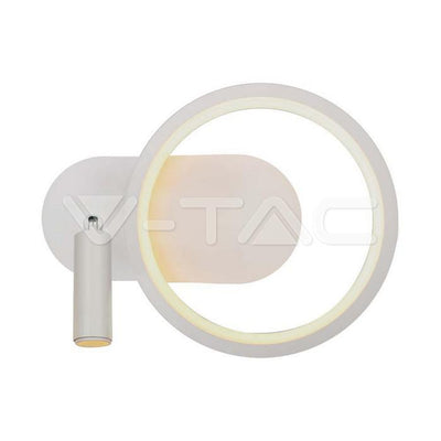 14W LED LAMPADA DA PARETE DI DESIGN 250*100*180MM CORPO BIANCO 4000K