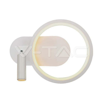 14W LED LAMPADA DA PARETE DI DESIGN 250*100*180MM CORPO BIANCO 4000K