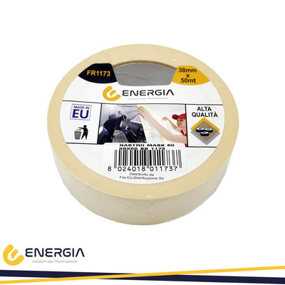 NASTRO CARTA GOMMA NAT.38X50MT