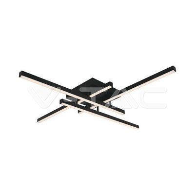38W LED PLAFONIERA DI DESIGN NERA 850*850*105MM 4000K