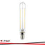 LED LAMPADINA 4W E14 T20 FILAMENT CLEAR VETRO 3000K