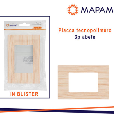 PLACCA 6003-17 3P ABETE/VMR-PLN T2 IN BLISTER