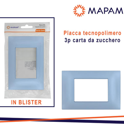 PLACCA 6003-22 3P CARTA DA ZUCCHERO VMR-PLN IN BLISTER