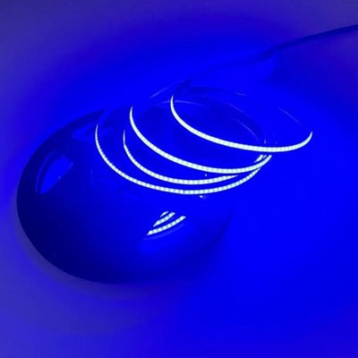 STRISCIA LED COB 480 LED 9W BLU IP20 BOBINA DA 5MT