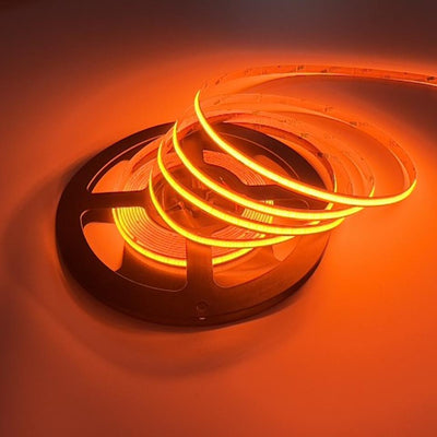 STRISCIA LED COB 480LED 9W ARANCIO IP20 BOBINA DA 5MT
