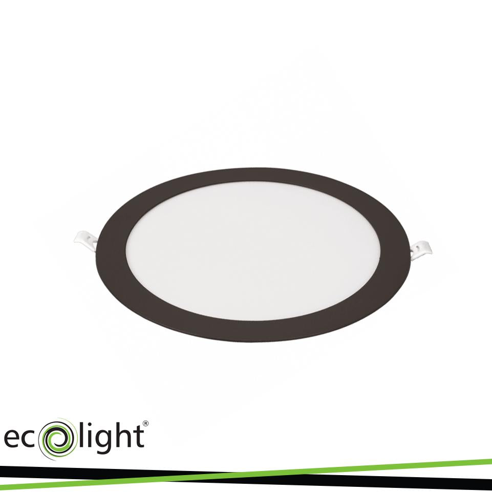DOWNLIGHT P/T CIRCLE 118X7 6W  4000K 360LM NERO