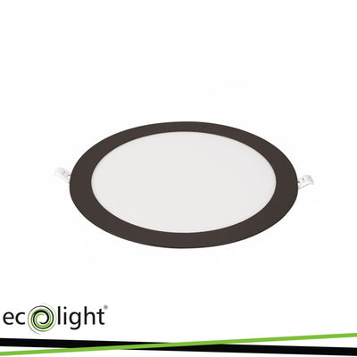 DOWNLIGHT P/T CIRCLE 118X7 6W  4000K 360LM NERO
