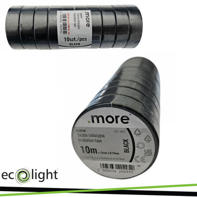 NASTRO ISOLANTE 15X0,13MM NERO 10MT