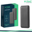10000MAH POWER BANK 2A 30CM TYPE C CABLE-BLACK