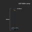 1.6W LED LAMPADA LED DA TAVOLO  NERA 3IN1