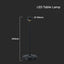 1.6W LED LAMPADA LED DA TAVOLO  NERA 3IN1