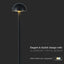 1.6W LED LAMPADA LED DA TAVOLO  NERA 3IN1