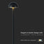 1.6W LED LAMPADA LED DA TAVOLO  NERA 3IN1