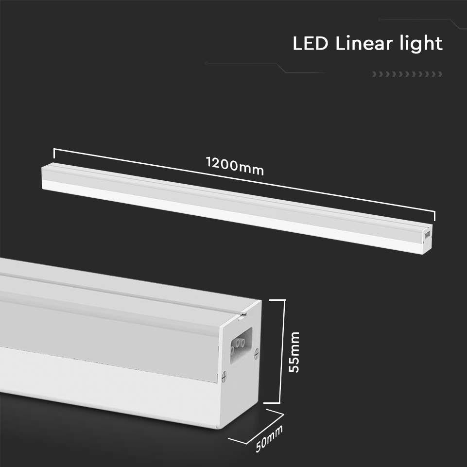 40W LED LINEAR LIGHT CORPO BIANCO 6500K