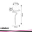 SARABI,IND.WALL, E27 1XMAX20W, H44CM