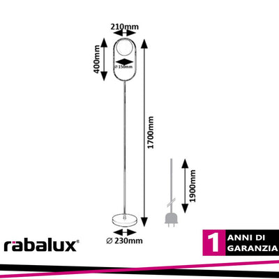 GHITA,IND.FLOOR, E27 1XMAX20W, H170CM