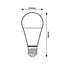 LAMPADINA LED E27 A60 9W 6500K 810LM