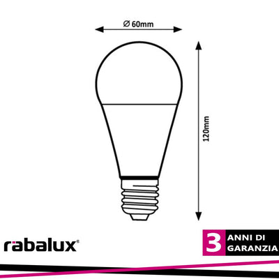 SMD LED, E27 A60, 13W, 1300LM, 3000K