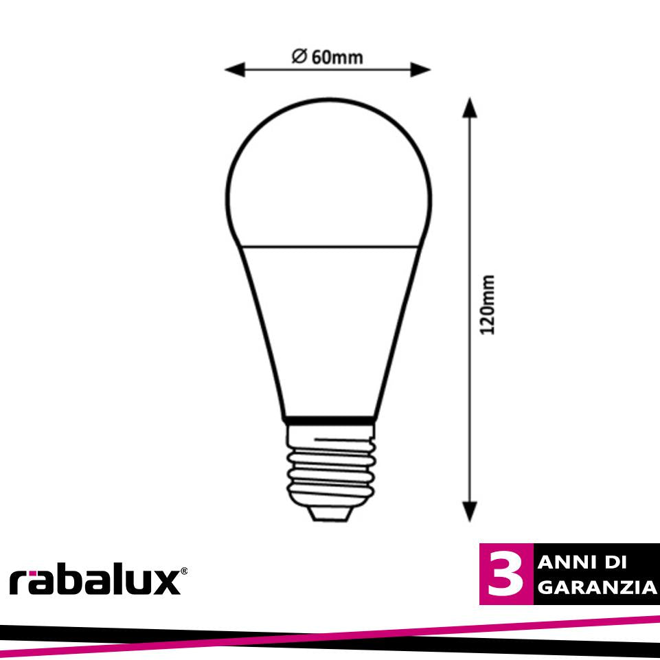 SMD LED, E27 A60, 13W, 1300LM, 4000K