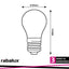 FIL. LED, E27 A60, 8W, 1050LM, 2700K