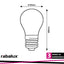 FIL. LED, E27 A60, 8W, 1050LM, 2700K