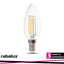 FIL. LED, E14 C37, 4W, 500LM, 4000K
