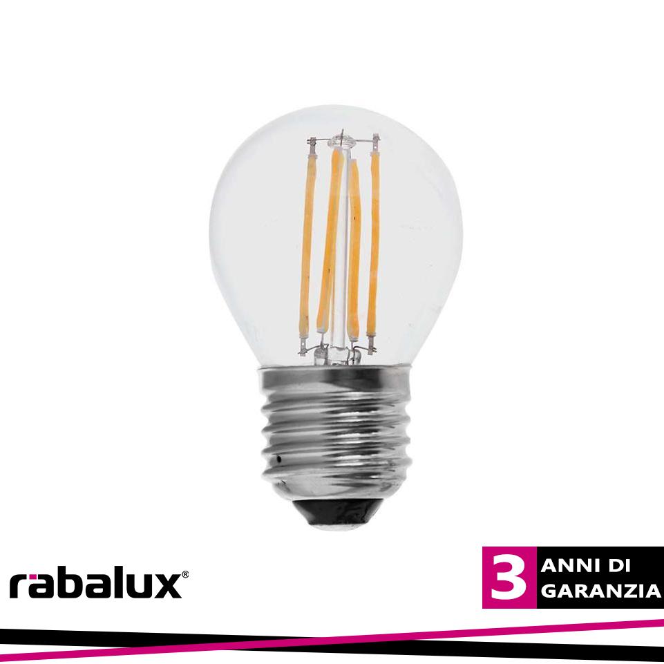 FIL. LED, E27 G45, 4W, 470LM 4000K