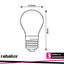 SMD LED, E27 G45, 8W, 1000LM, 3000K