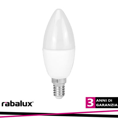 SMD LED, E14 C37, 5W, 470LM, 3000K