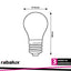 SMD LED, E27 G45, 5W, 500LM, 3000K