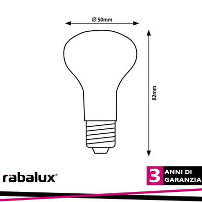 SMD LED, E14 R50, 5W, 470LM, 3000K