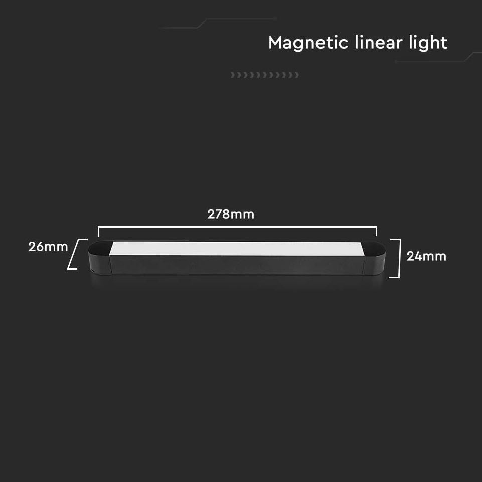 14W LED MAGNETICO LINEARE LIGHT 4000K CORPO NERO