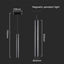 15W LED MAGNETIC PENDANT LIGHT 4000K CORPO NERO
