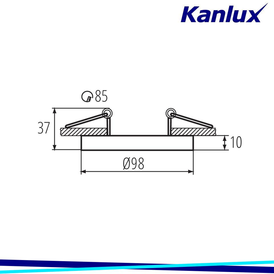 FARETTO INCASSO TINY BORD DTO-W - KANLUX