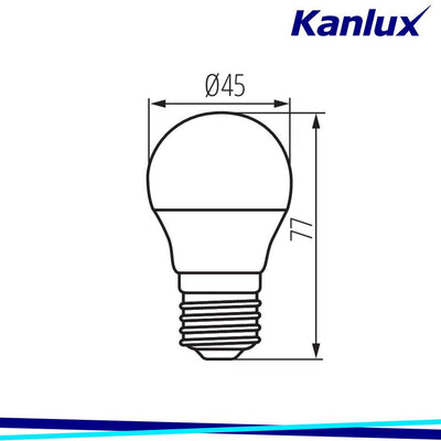 LAMPADINA LED IQ-LED G45E27 3,4W-NW - KANLUX