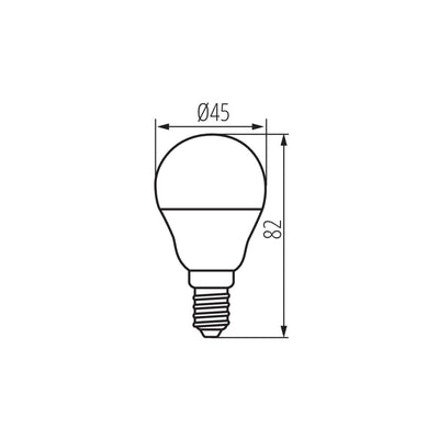 LAMPADINA LED IQ-LED G45E14 3,4W-WW - KANLUX