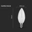 LED LAMPADINA SAMSUNG CHIP 7W E14 PLASTIC CANDLE 4000K