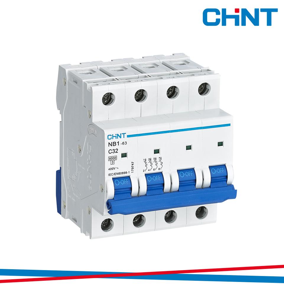 CHT INT. MAGNETOT. 4P 25A 6KA  CURVA C NB1-63