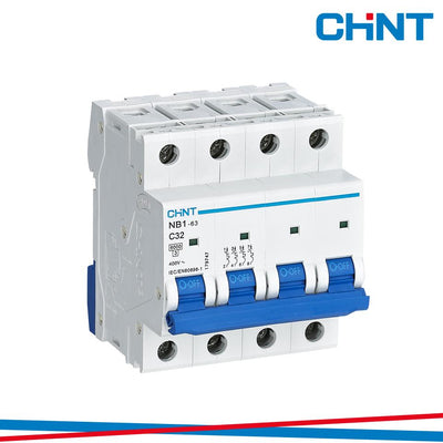 CHT INT. MAGNETOT. 4P 25A 6KA  CURVA C NB1-63