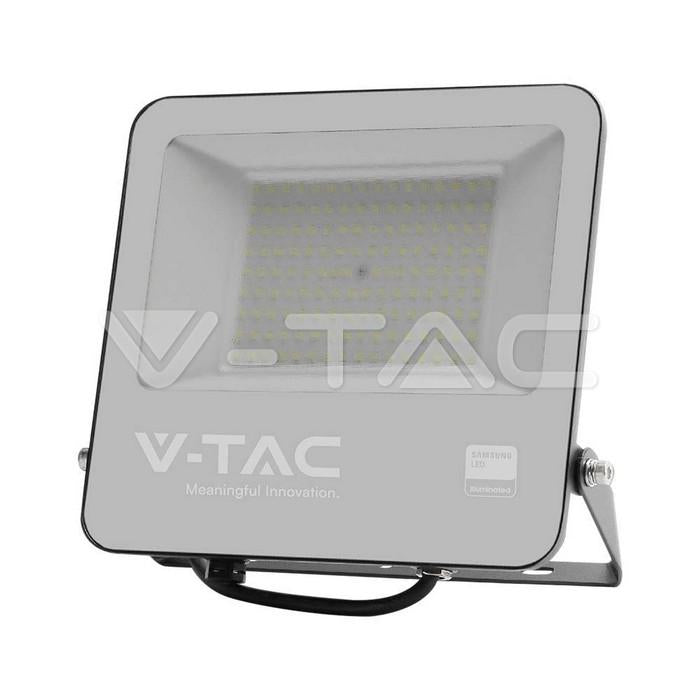 100W LED PROIETTORE SAMSUNG CHIP CORPO NERO 6500K SUPER BRIGHT 135LM/W